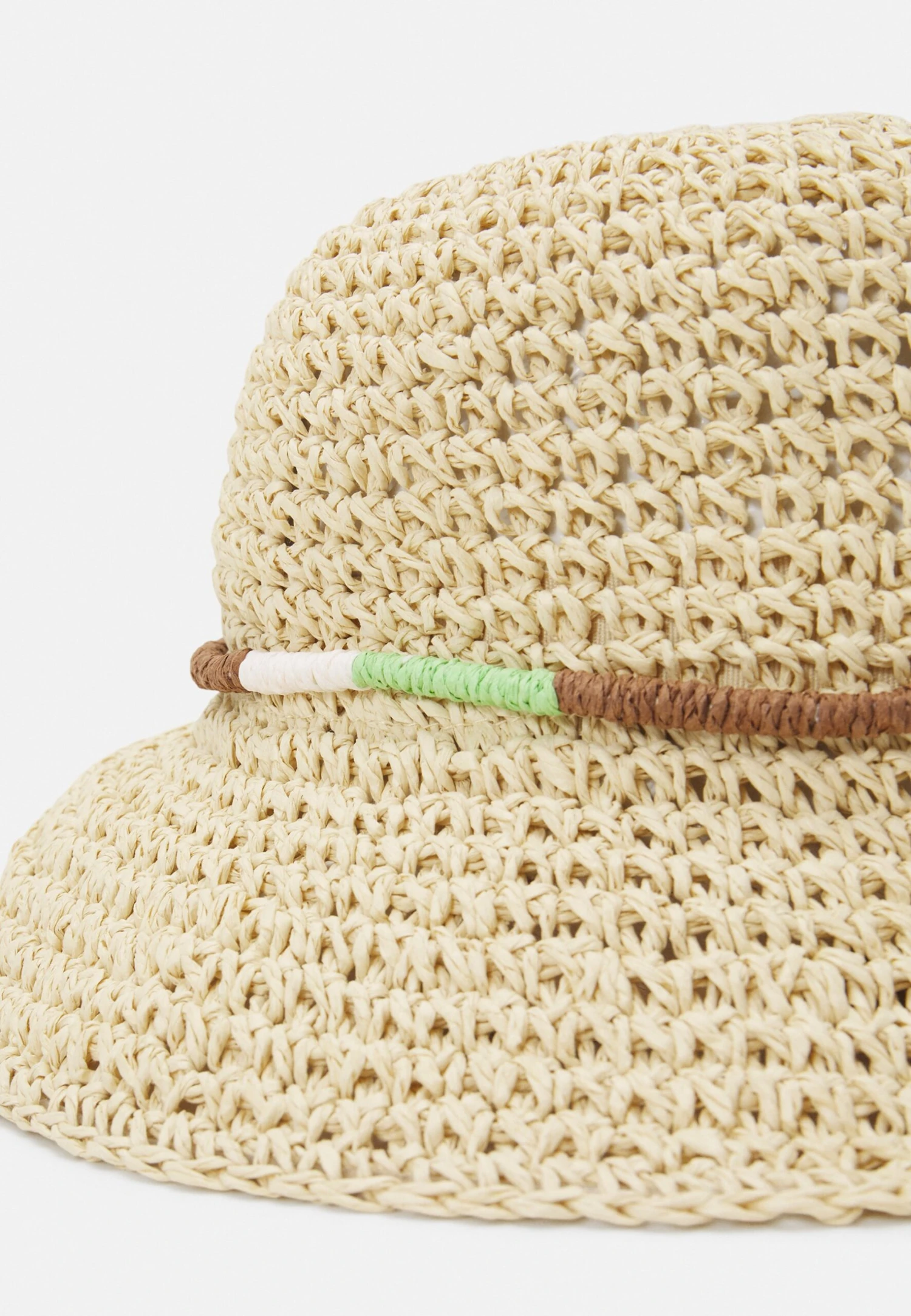 Anna Field Hat - Tan/Green - Image 3