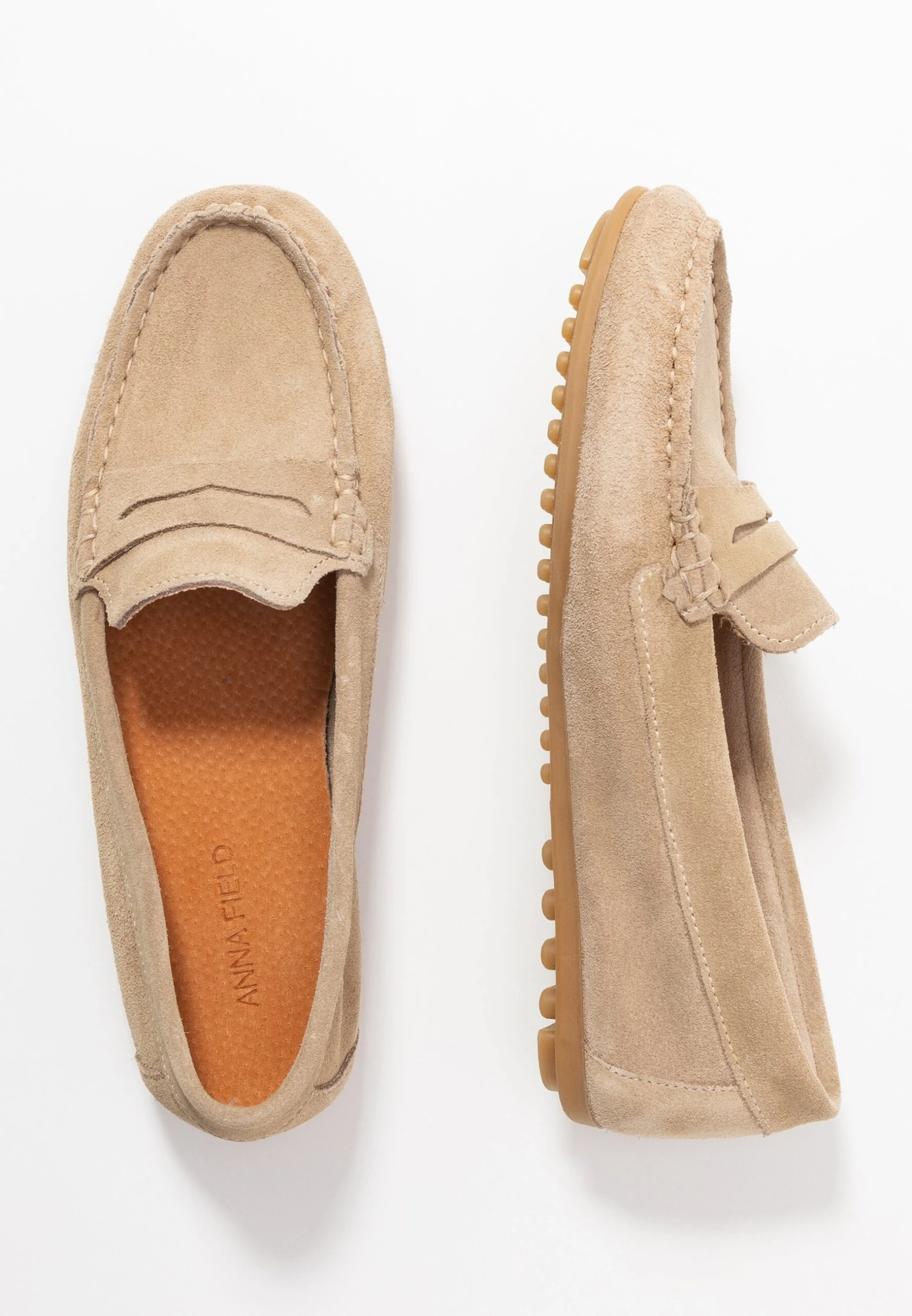Anna Field Leather- Moccasins - Beige - Image 4