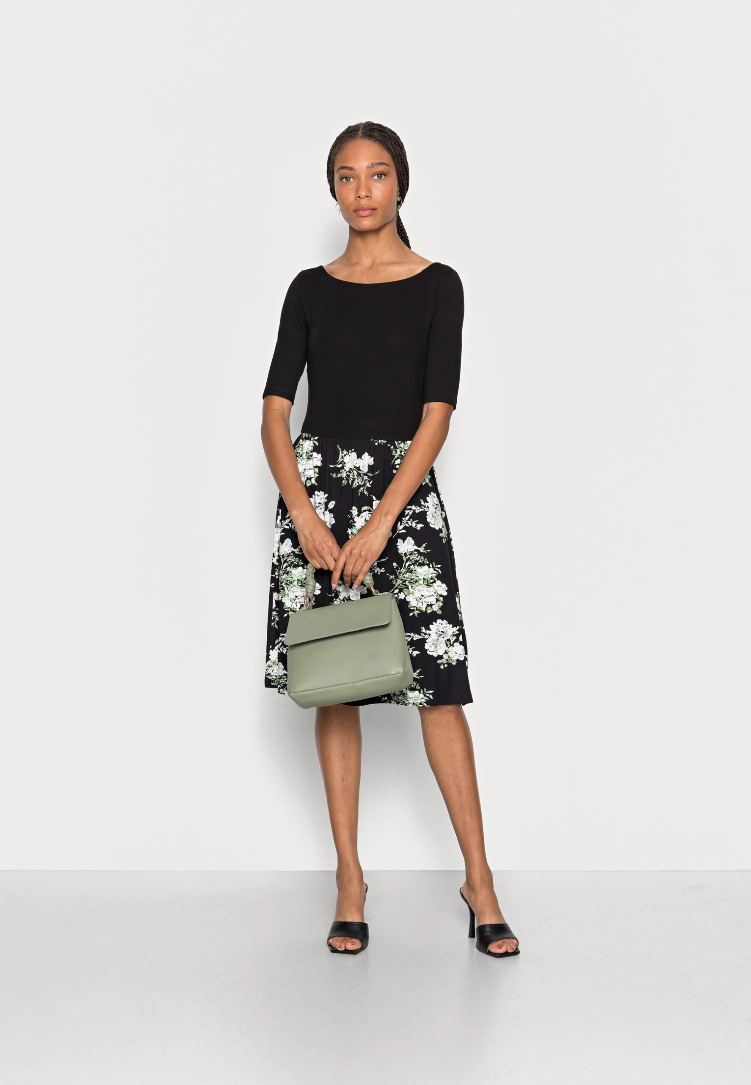 Anna Field Jersey Dress - Black - Image 2