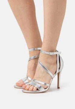 Anna Field High Heeled Sandals - Silver