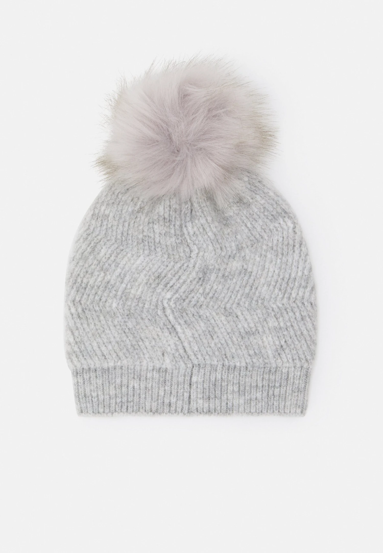 Anna Field Beanie - Grey - Image 2