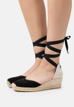 Anna Field Leather- Lace-Up Heels - Black