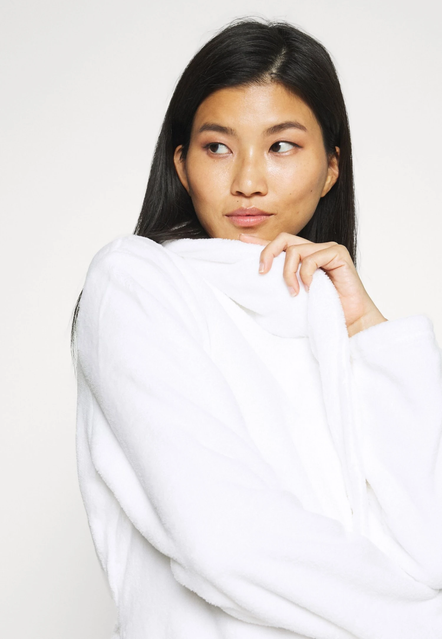 Anna Field Dressing Gown - White - Image 4