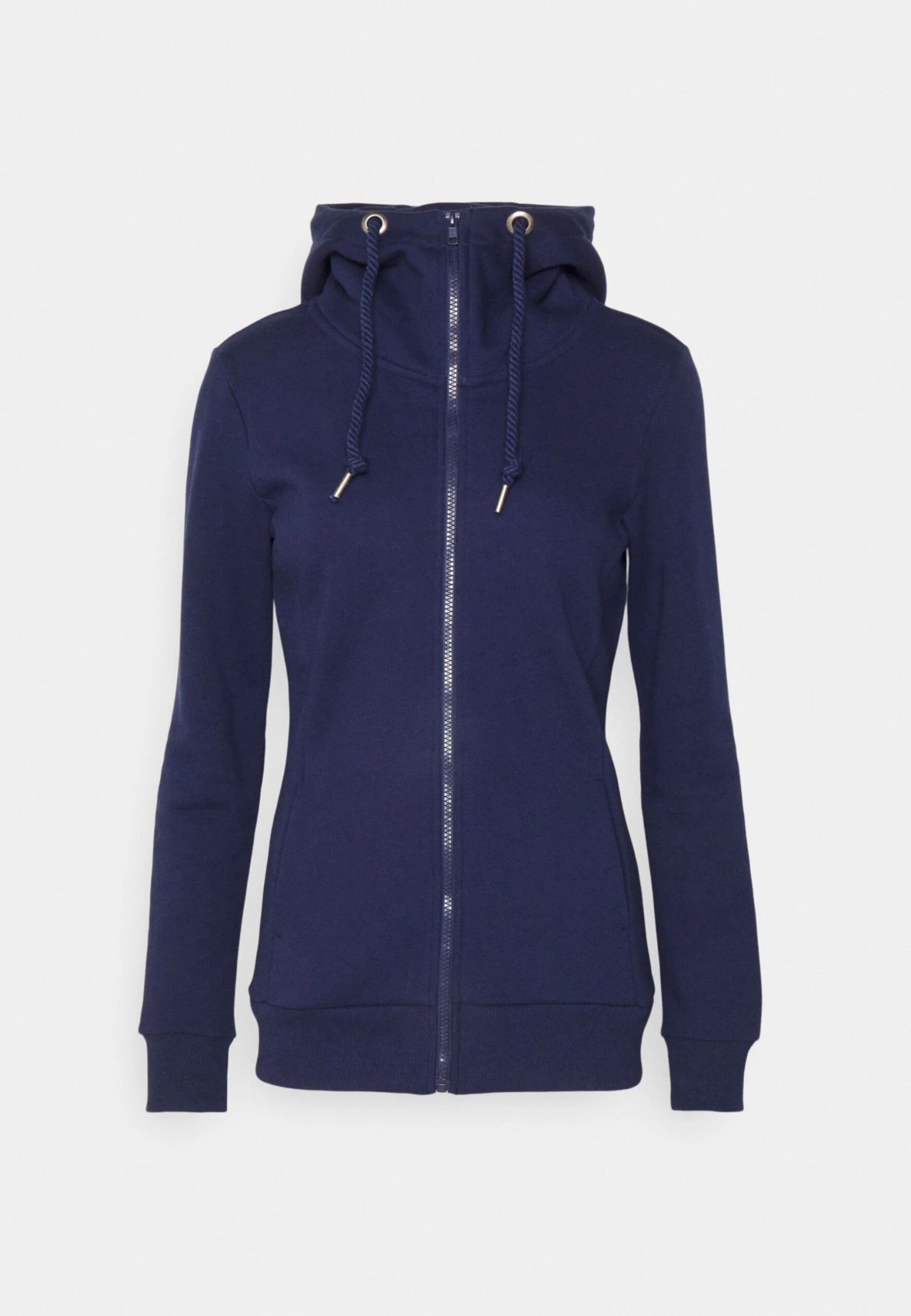 Zip-Up Sweatshirt -Dark Blue - Image 4